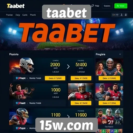 Sistema de bônus e promoções no site taabet